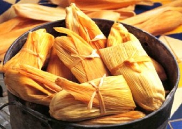 Tamales de frijol con Pascal
