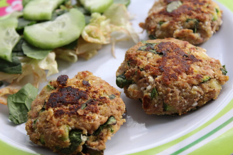 Tortitas de atún y verduras