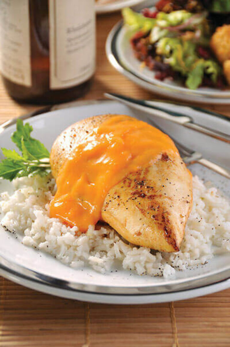 Pollo a la crema navideña
