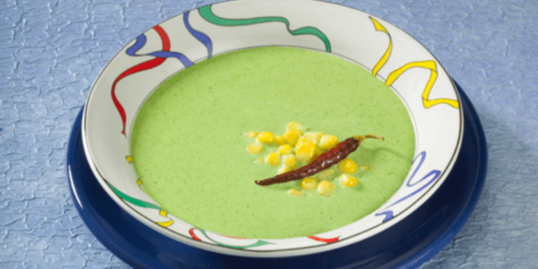 Crema de cilantro y queso