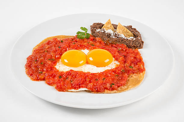 Prepara unos huevos rancheros para el desayuno