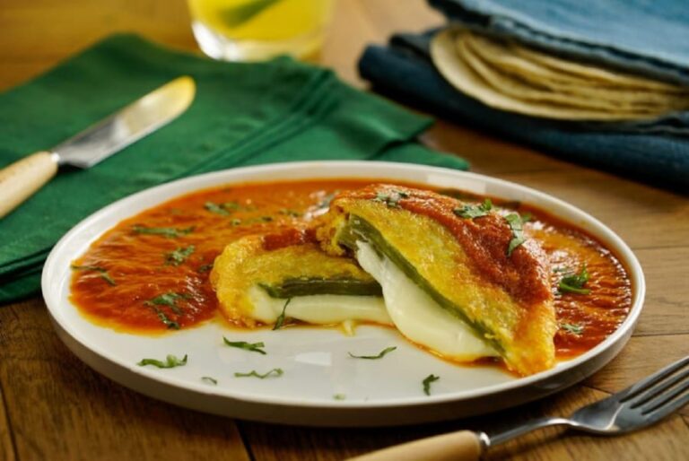 Prepara unos nopales rellenos capeados