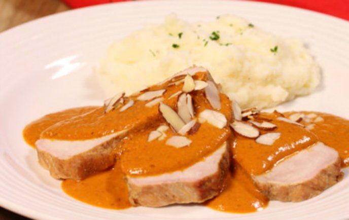 Receta de pollo almendrado